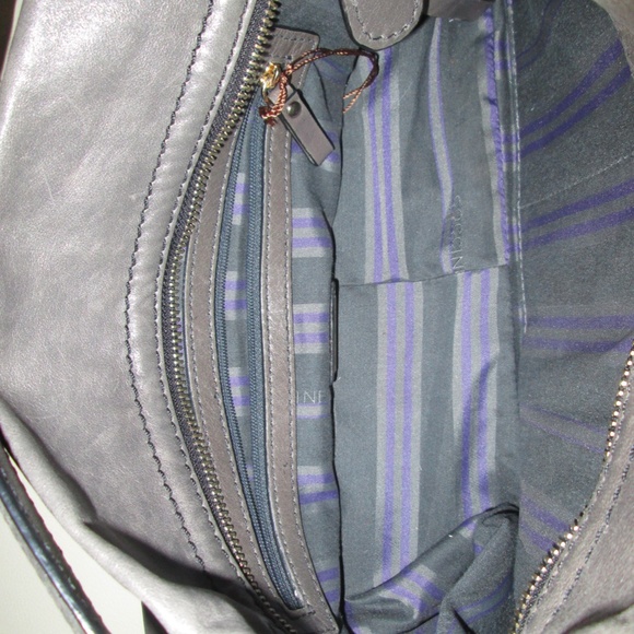 Coccinelle Gray Leather Bag - Picture 12 of 12